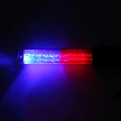 MOLA Powerful LED Flashlight Plastic Traffic Wand Torch 4 Modes Blizzard Flash