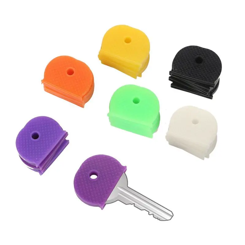 30 PACK Coloured KEY TOP COVERS Head/Caps/Tags/ID Markers mixed toppers