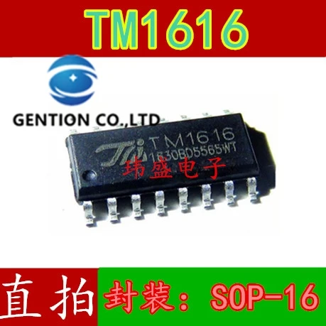 20 piezas TM1616 SOP-16 tubo digital LED conductor chip de control en stock 100% nuevo y original