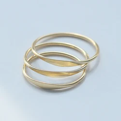 14K Gold Filled Minimalism Rings Gold Jewelry Knuckle Ring Mujer Boho Bague Femme  Boho Women Rings Women Jewelry