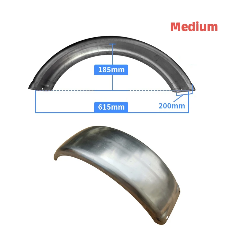 EgoTrailer 2PCS Steel Trailer Mudguard  Fender Cover For Trailer Wheels 12\