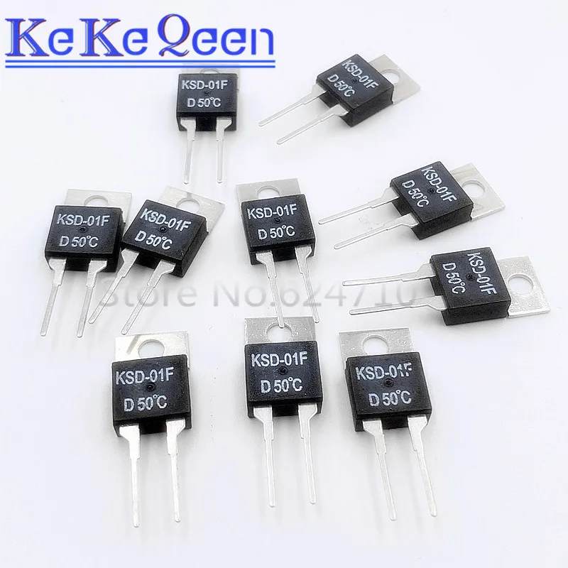 1PCS KSD-01F JUC-31F 0C 5 10 15 20 25 35 Deg NC Normally Closed Normally Open 1.5A Thermal Switch Temperature Sensor Thermostat