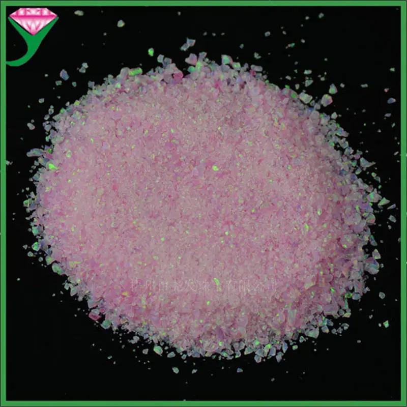 2 جرام/وحدة 1.5 مللي متر-160 شبكة مزيج الألوان أوبال صناعي سحق لصنع خاتم المجوهرات #3