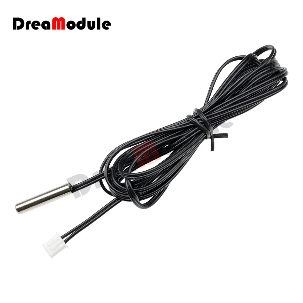 0.5/2/3M Waterproof NTC 10K 1% 3950 100M 200M Thermistor Accuracy Temperature Sensor Wire Cable Probe For Arduino W1209 W1401