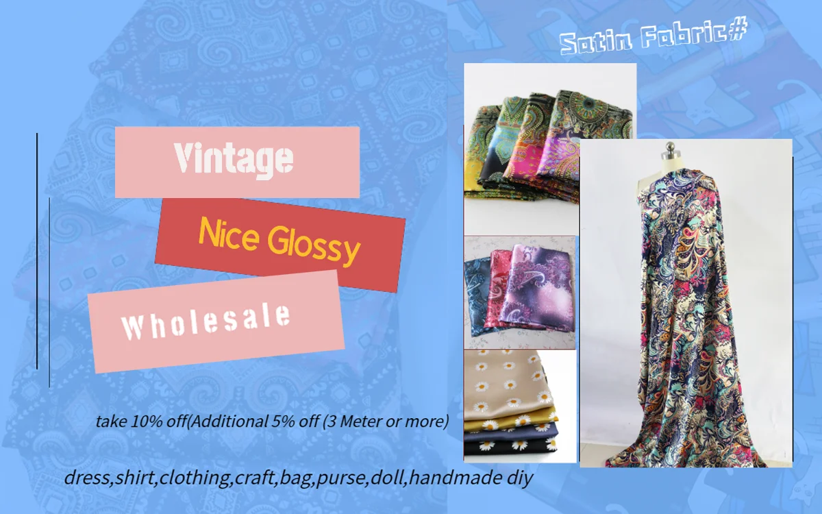 

360 meters /lot satin fabric