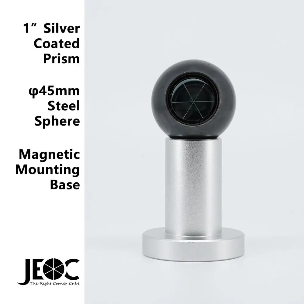 

JEOC Spherical Monitoring Prism Set with Magnetic Pedestal, For Total station, Land Surveying Equipment Accessories