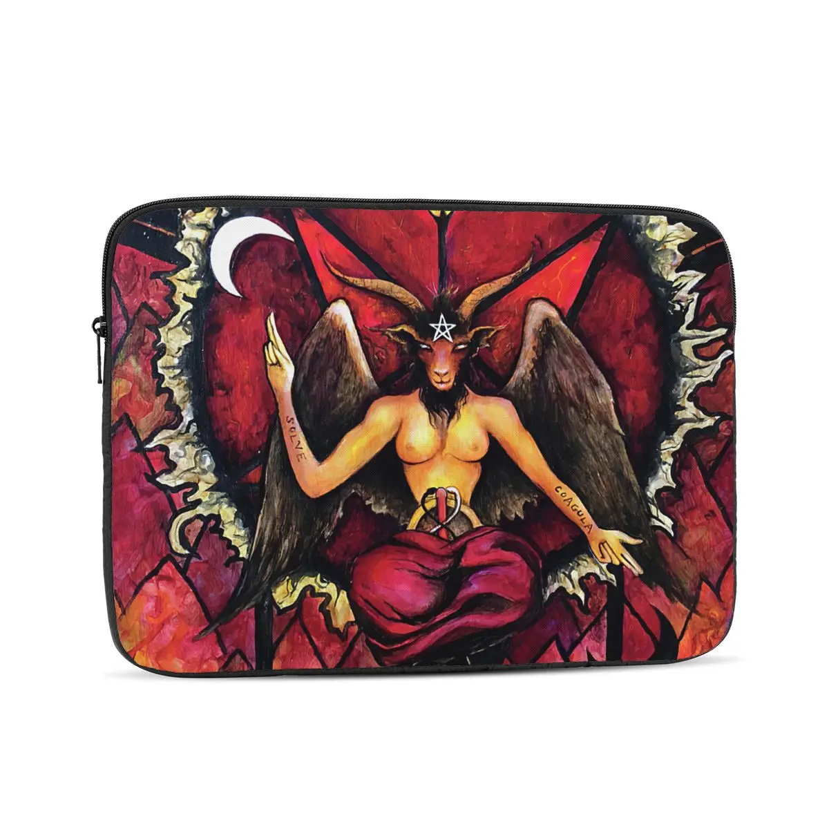 

Pentagram,Baphomet Computer ipad Laptop Cover Case Laptop Sleeve Bag Portable Cover Fundas Pouch