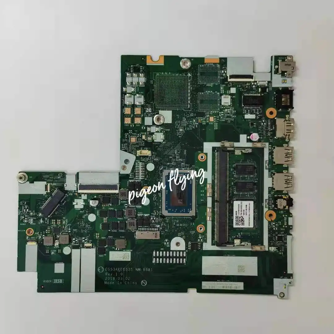 Imagem -03 - Laptop Motherboard para Ideapad Cpu R52500 Amd Ram:4g Eg534 e Eg535 Nm-b681 100 Teste ok