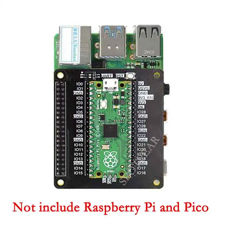 Placa de expansión Raspberry Pi Pico BreakoutBoard, puerto serie/SWD, compatible con 3B / 3B + /4B