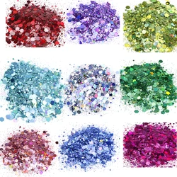 Glitter 1kg ! Holographic Flocked Glitter 1000g Bulk Chunky Fine Mixed Nail Art Glitter CHUNKY GLITTER MIXED HOLOGRAPHIC Sequins