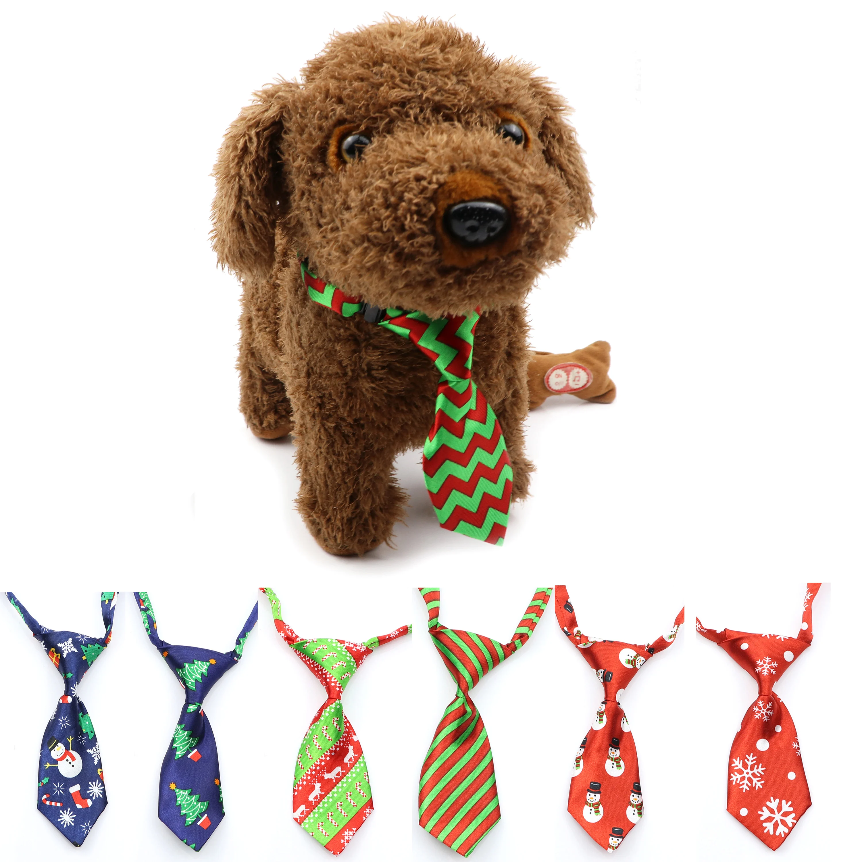 Christmas Ties For Dogs Hot Sell 1PCS Christmas Cat Bow Tie Grooming Pet Product Handmade For Puppy Toy Necktie Accessories