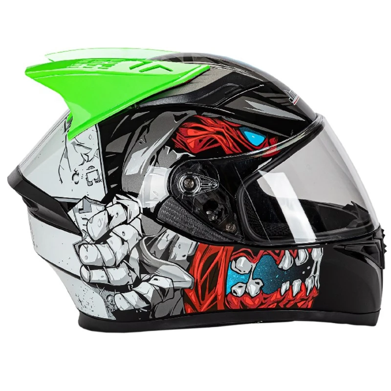 2Pcs Horn Sticker Decoration for Helmet Motorcycle Helmet Decoration Accessories Funny Decals for Helmet D7YA