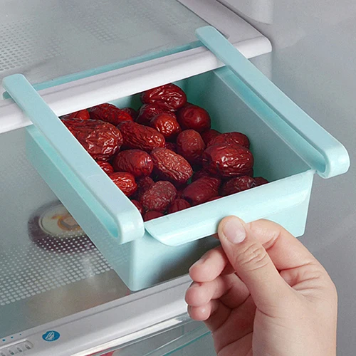 High Quality Kitchen Tools Portable Refrigerator Drawer Container Storage Holder Box Rack Fridge Freezer Shelf Pull-out Drawer