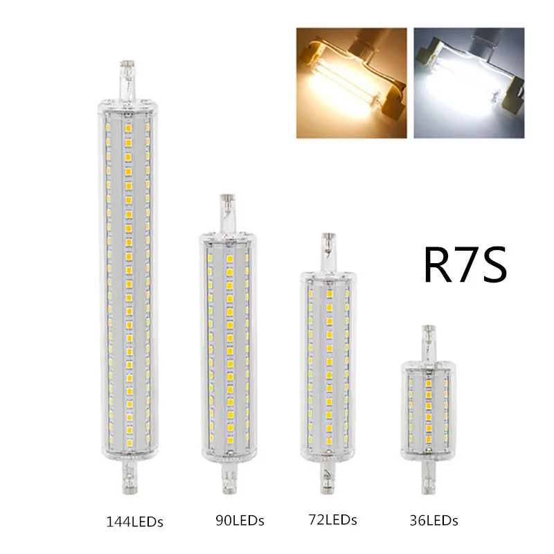 

Dimmable R7S LED Corn 78mm 118mm 135mm 189mm Light 2835 SMD Bulb 7W 14W 20W 25W Replace Halogen Lamp Bombillas