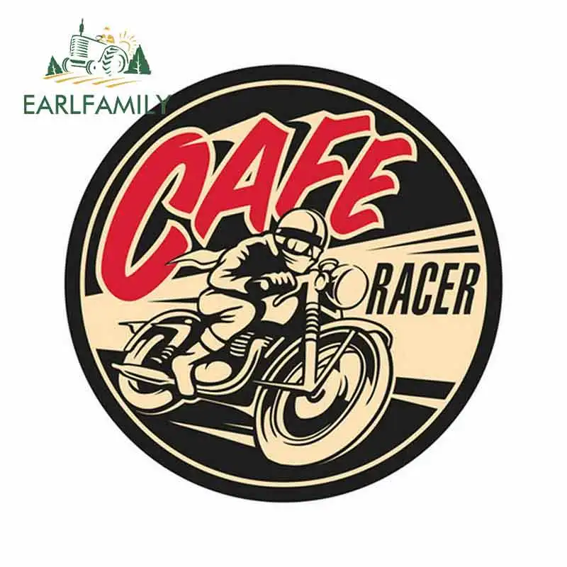 EARLFAMILY 13cm x 13cm Car Stickers Racer Aufkleber Gold Auto Moto Stickers Motorrad Motorsport Rallye Waterproof Sticker