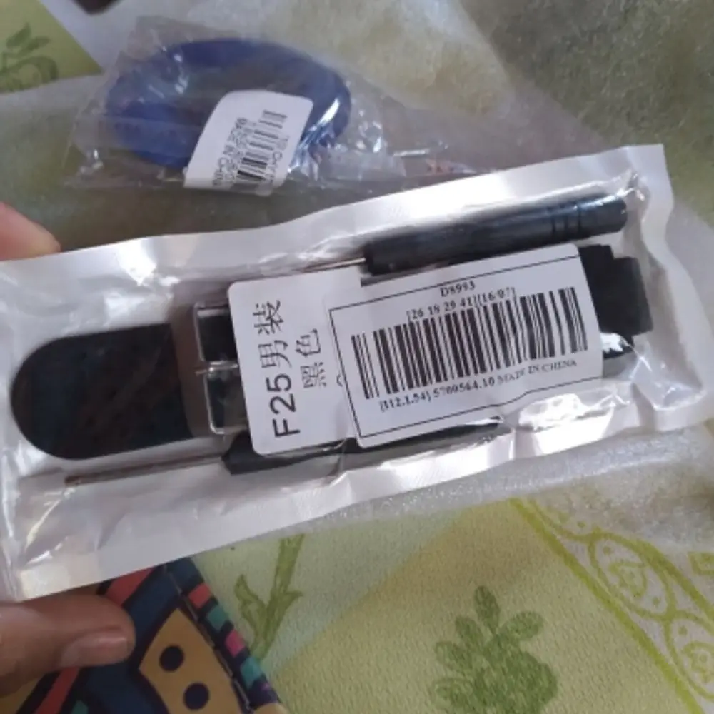 Correa de silicona para reloj Garmin Forerunner 25, repuesto de pulsera suave con herramientas para hombre