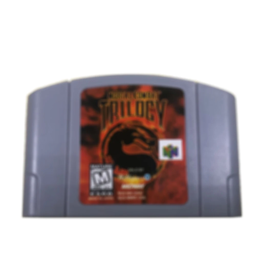 

2 pcs a lot Mortal Kombat Trilogy 64 Bit Game Cartridge for N64 USA Version NTSC Format