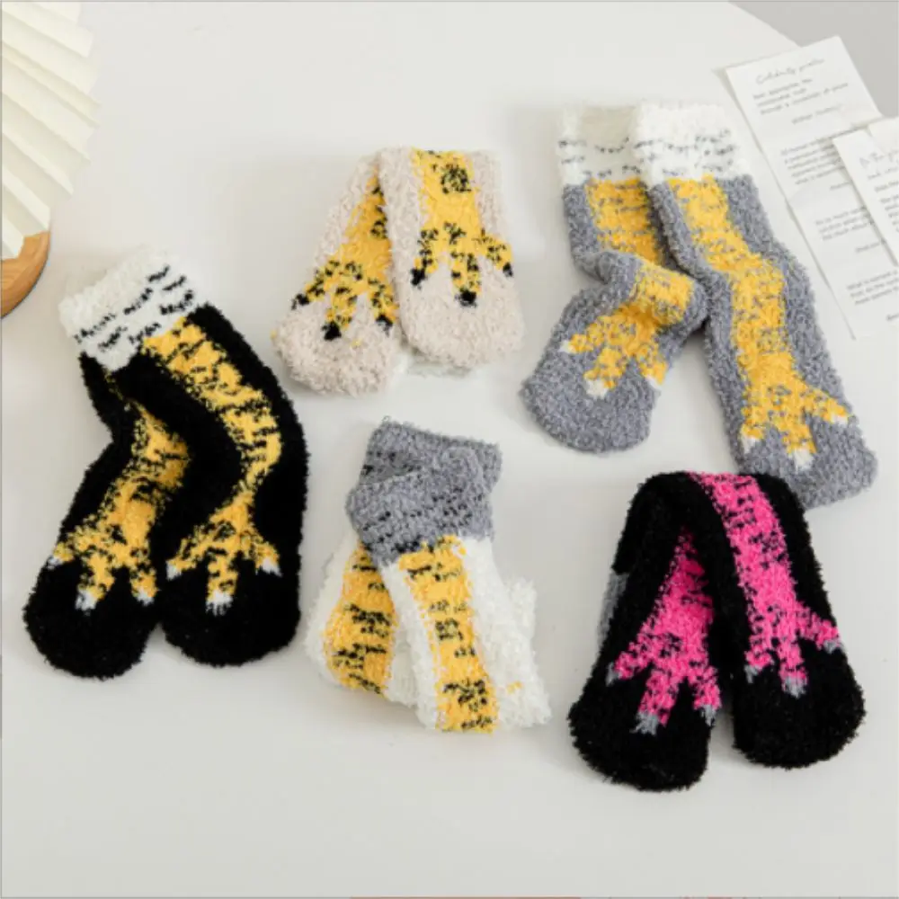 Funny Cartoon Soft Winter Autumn Chicken Leg Socks Warm for Kid 3D Printed Sock