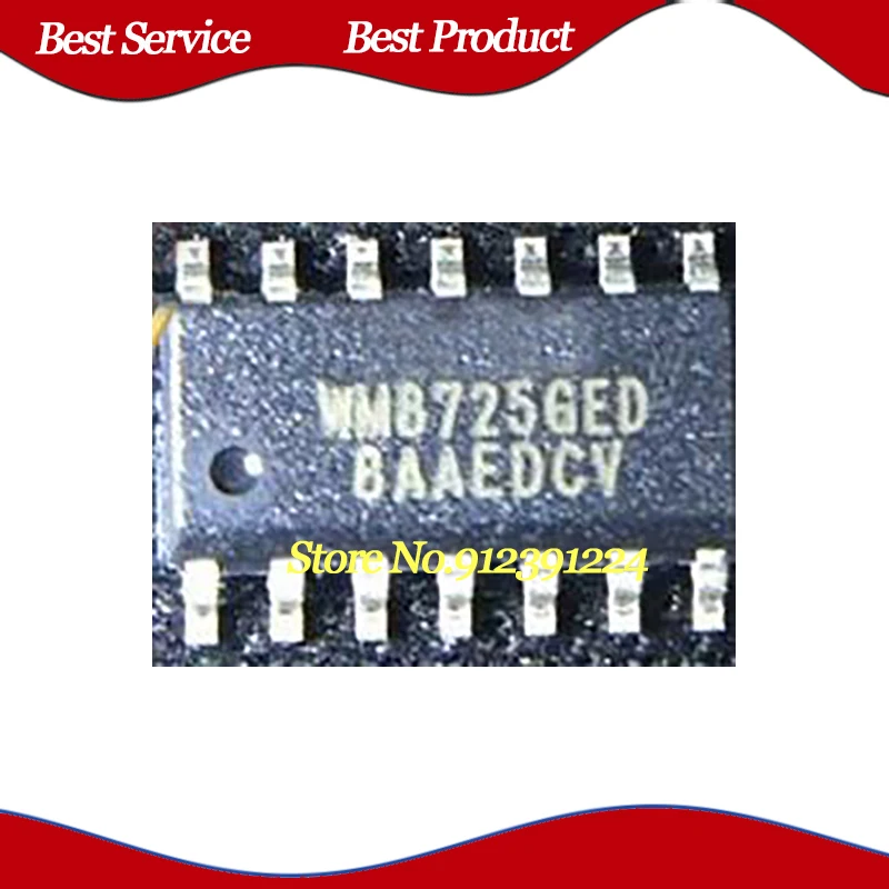 

5 шт./партия, wm8725фицированная SOP14 новая и оригинальная фотография