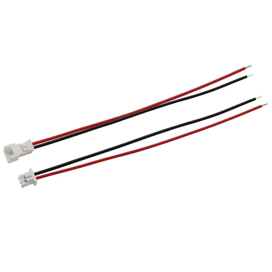 Złącze kabla Mini JST JST 1.25mm podziałka 2-pinowe męskie żeńskie złącza wtyczka Jack 15CM przewody elektroniczne — zdjęcie 2