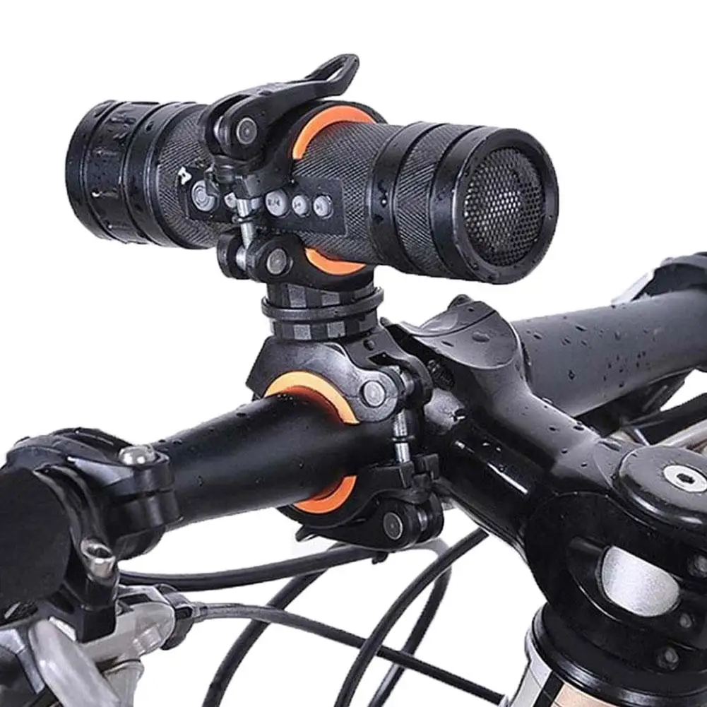 Namontovat jízdní kolo MTB cyklistika 360 stupňů otočný bicykl skoba baterka LED pochodeň lehký držák úchop bicykl baterka držák