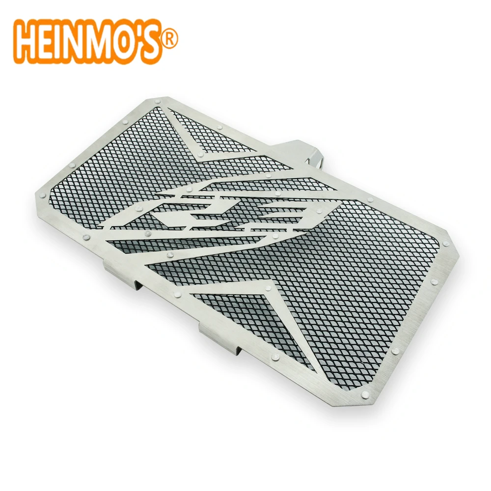 Para yamaha r3 radiador guarda capa grill radiadores de aço inoxidável moldura protetor para yamaha yzf r3 abs 2015 2016 2017 2018