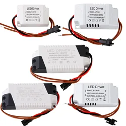 LED Driver 18-24W 8-12W 4-7W 4-5W 1-3W Panel Ceiling Lamp Power Supply Adapter 85-265V Lighting Transformers for Chandelier