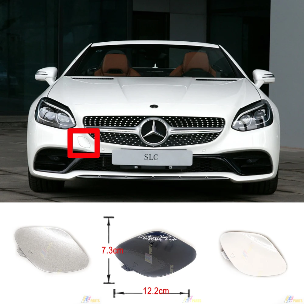 

A1728850700 подходит для 17-20 Mercedes-Benz SLC Sport W172 R172 180 200 250 300 55 AMG Coupe кабриолета Передняя буксировочная крышка