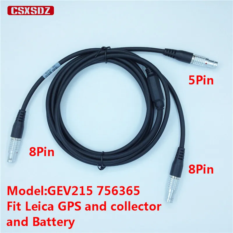 

NEW Leica GPS instrument cable for RX1250 - ATX 1230- Battery;Leica GEV215(756365) GPS Y type cable