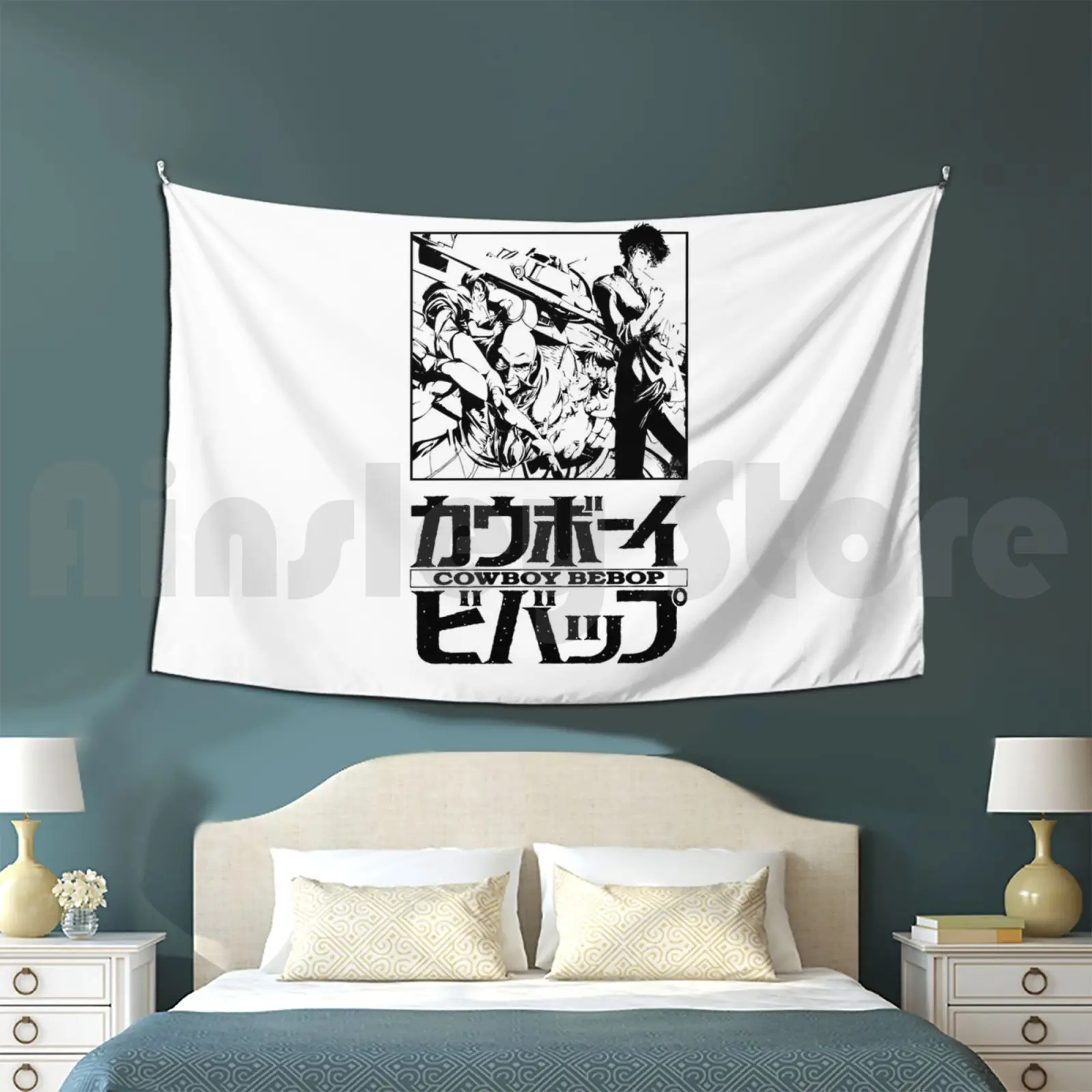 Science-Fiction Anime Cowboy Bebop Character Spike Spiegel Awesome Gift Tapestry Background Wall Hanging Japanese