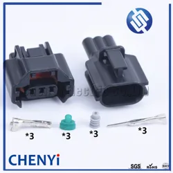 3 Pin 7223-6536-30 Auto Front Camshaft Sensor Connector Air Conditioning Pressure Switch Plug Female For Nissan TEANA HYUNDAI