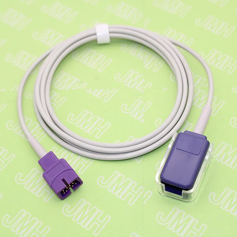 Compatible with Drager,GE,Hellige,Invivo,Datascope Patient Monitor,DEC-8 Extension Cable For DS100A Oximax SpO2 Sensor