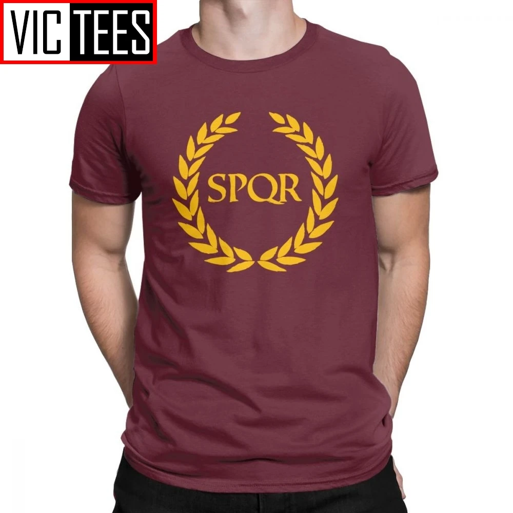 

Men's Camp Jupiter SPQR T-Shirt Annabeth Chase Annabeth Percy Jackson New Rome Men T Shirt Hipster Purified Cotton Tees