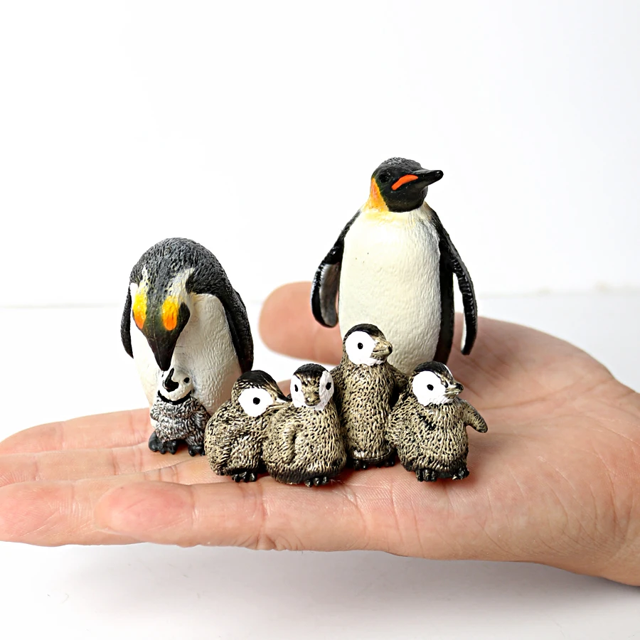 Realistische Pinguin-Sammlung figuren polares arktisches Tiermodell verschiedene Arten von Pinguin-Weihnachts geburtstags geschenk für Kind