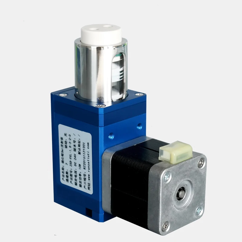 Continuous Liquid Dispensing Syringe Pump New Design High Accuracy Stepper Motor Easy Control Small Compact Structure Easy Mount