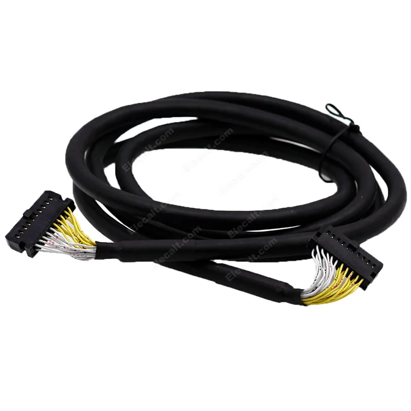 I/O Cable for Mitsubishi PLC Module FX2N-10GM/20GM FX-16E-500CAB-R FX-16E-300CAB-R 3METERS/5METERS