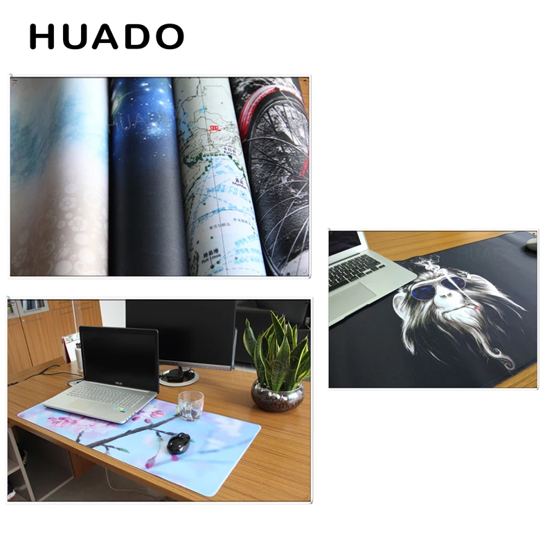 ดอกไม้ที่มีสีสันการออกแบบ900 × 400ขนาดใหญ่แผ่นรองเมาส์เกม Gratis Ongkir เมาส์ Pad ขนาดใหญ่แผ่นรองเม้าส์ล็อคขอบยางธรรมชาติ