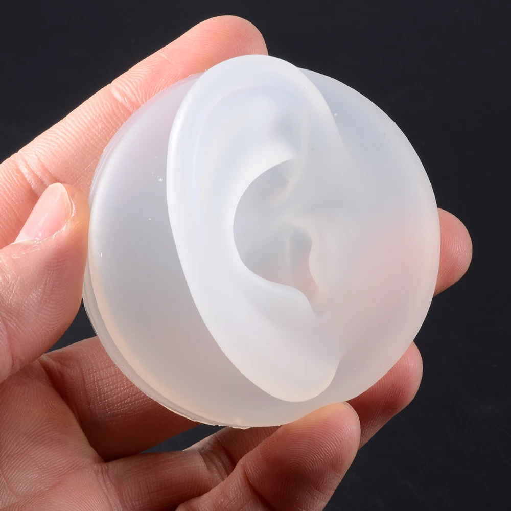 Body Soft Silicone Model Human Ear Mouth Eye Tongue Navel Model Display Puncture Simulation for Jewelry Display Teaching Tool