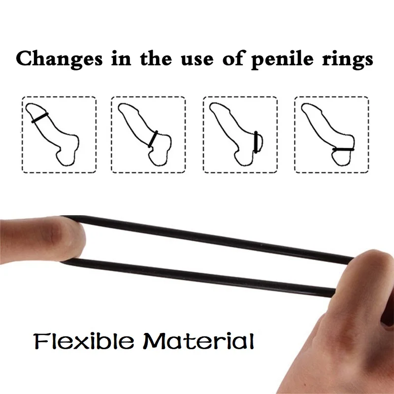 남성 실리콘 페니스 잠금 콕 링, 속박 발기 지연 사정 재사용 가능한 확대 볼, 빛나는 들것, 섹스 토이, 남자