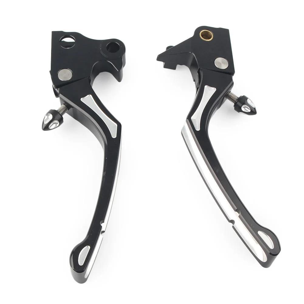 1Pair Motorcycle Brake Clutch Levers For Harley Sportster XL 883 1200 2004 2005 2006 2007 2008 2009 2010 2011 2012 2013 Aluminum