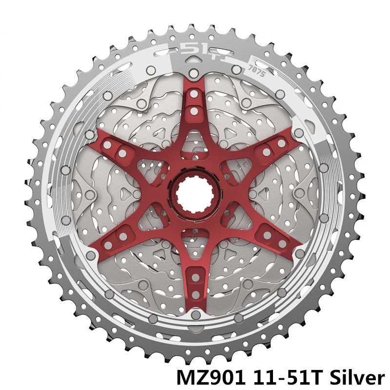 SunRace CSMZ600 CSMZ800 CSMZ903 11-51T CSMZ90 Kassette 12S Freilauf für Mountainbike HG-Spline A7075 Kettenblatt MTB Fahrrad – Detail 20