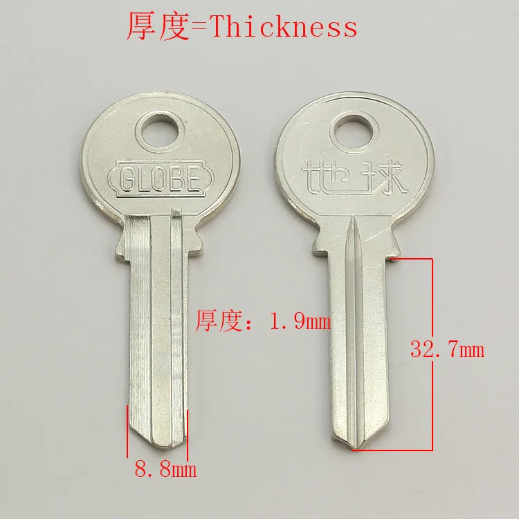 

A159 Wholesale Locksmith Keymother Brass House Home Door Blank Empty Key Blanks Keys 20 pieces/lot