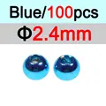 2.4mm Azul 100 piezas