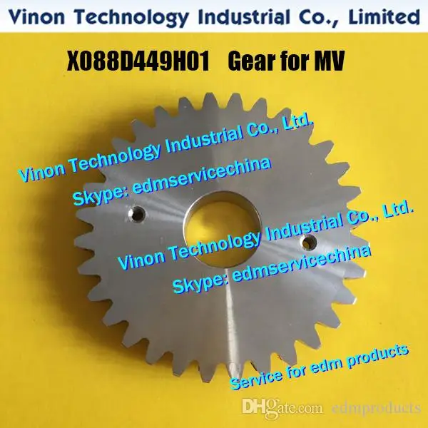 X088D449H01 edm MV Gear 85x22x13tmm Feed section for Roller M411,M412 for DWC-MV machine DCC77A,DCC7700,X088-D449-H01