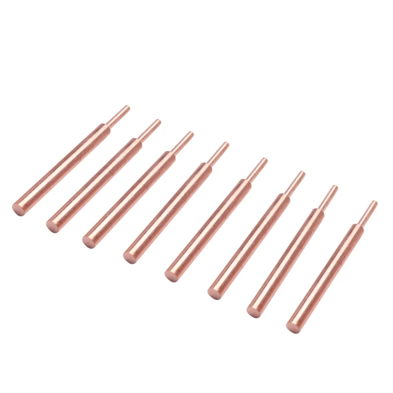 8PCS Welding Needle Aluminum Oxide 3mm Eccentric Rod Welding Machine Welding Pen Brazing Battery Nickel Plate