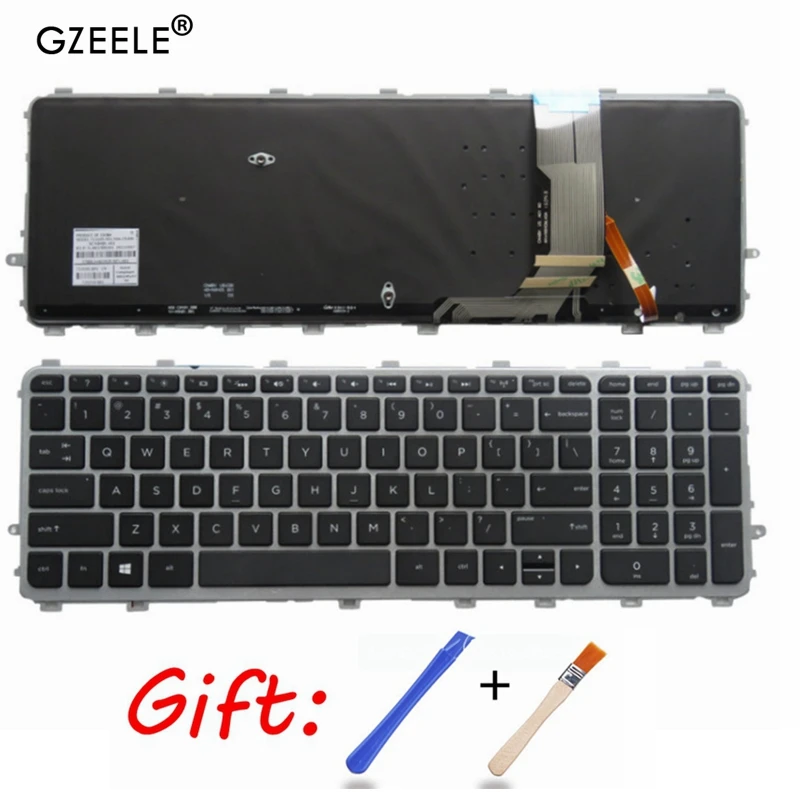 

New for HP ENVY 15-J 17-J 720244-001 711505-001 736685-001 6037B0093301 V140626AS2 laptop US keyboard backlit