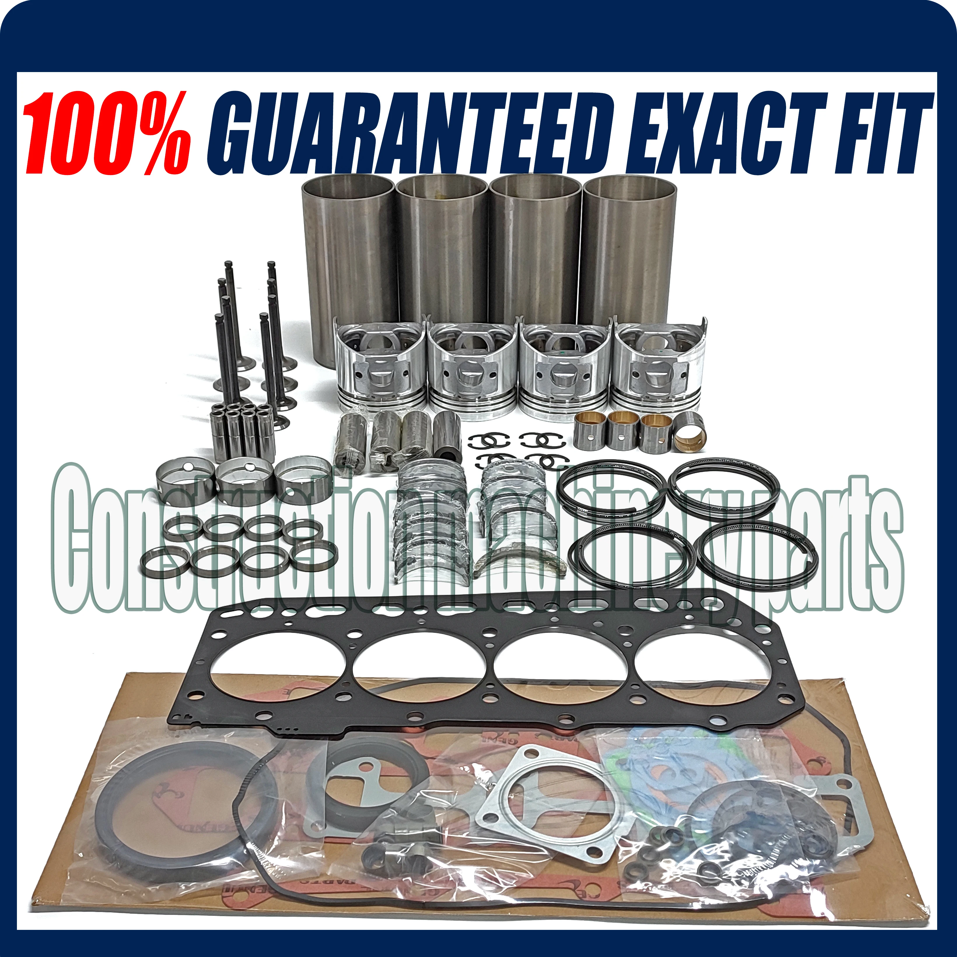 

4TNV86 TK486 Engine Overhaul Rebuild Kit For Yanmar 4TNV86 Engine Excavator Loader