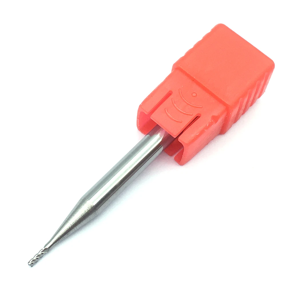 1PC Pabrik Aluminium 1.0XD4X50L Pabrik Akhir Ekstra Panjang HRC60 3Flute Tungsten Carbide Milling Cutter Endmills Alat Bubut CNC cutter