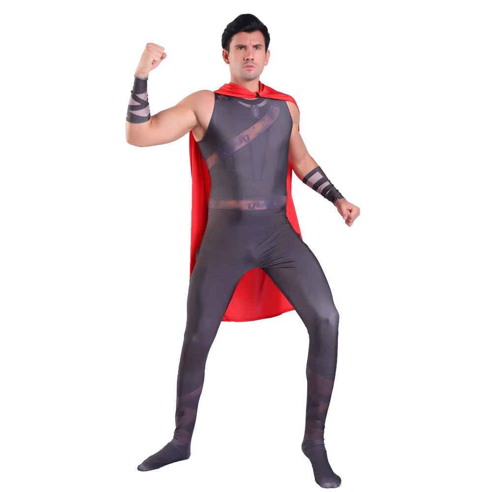 Thor 3d impressão homem traje thor zentai super-herói bodysuit terno macacões trajes anime halloween traje destino cosplay