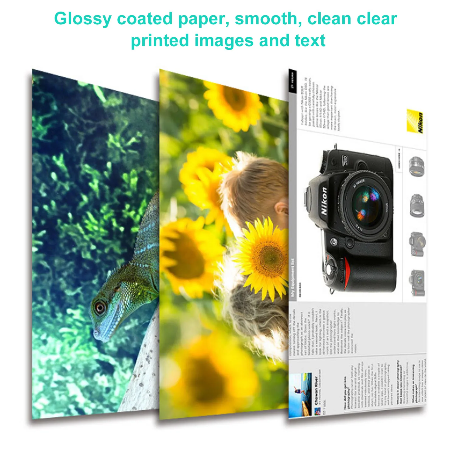 Papel fotográfico impermeable de alto brillo para todas las impresoras de inyección de tinta, 3R, 5x7, 100g, 240 piezas, para uso Personal en casa y oficina